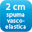 <p>Cei 2 cm de spuma vascoelastica se adapteaza la forma si caldura corpului.</p>