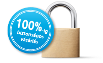 100%-ig biztonságos vásárlás