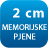 <p>Dodana 2 cm sloja memorijske pjene savr&scaron;eno se prilagođava va&scaron;em obliku i temperaturi tijela.</p>
