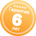 <p>Гарантия на матрас 6 лет.</p>