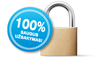 100 % saugus užsakymas