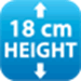 <p>Visina madraca je 18 cm.</p>