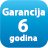 <p>6 godina garancije.</p>