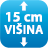 <p>Leži&scaron;če je visoko kar 15 cm, kar pripomore k kvalitetnemu in udobnemu spancu.</p>
