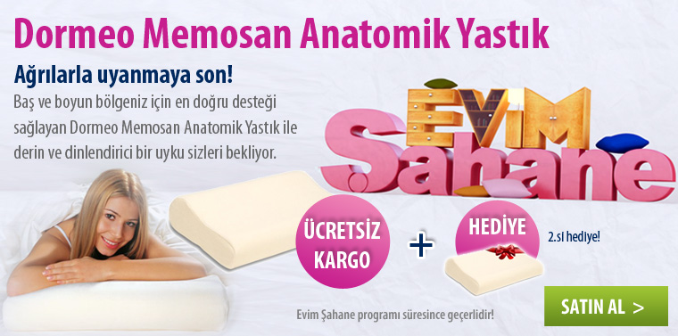 Dorneo Evim Şahane Memosan yastık kampanyası