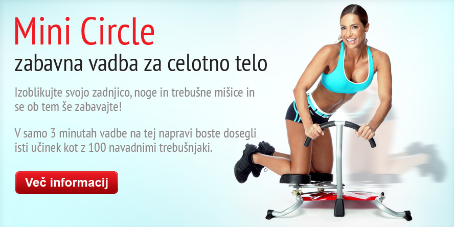Mini Circle – pripomoček za kardio vadbo in krepitev trebušnih mišic